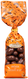 Glasierte Mandeln mit Milchschokolade - Amêndoas com Chocolate de Leite 160gr. - Portugal