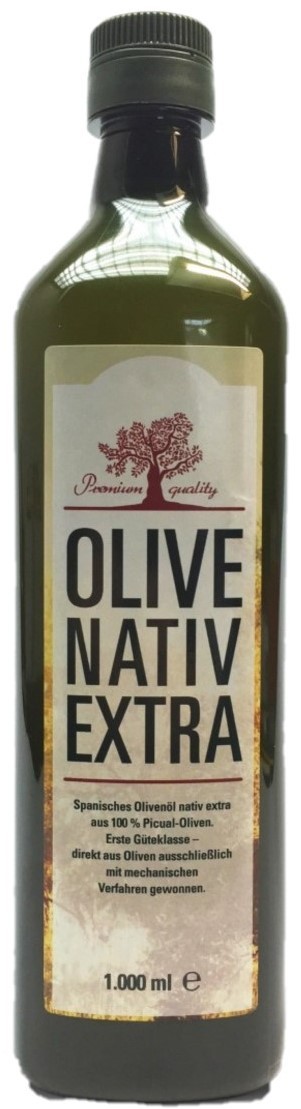 Picual Natives Olivenöl Extra 1 Liter - 100% Picual Oliven - Spanien