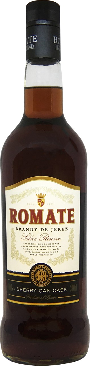 Brandy Romate Solera Reserva - Jerez - Spanien