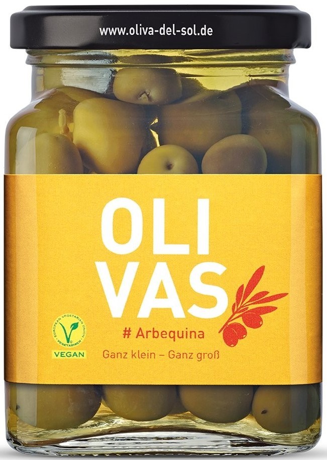 Arbequina Oliven - Aceitunas Arbequina - OLIVAS - Spanien