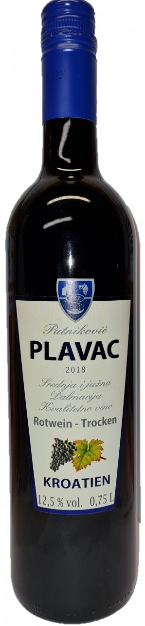 Putnikovic Plavac 0,75 Ltr. - Rotwein - Pelješac - Kroatien
