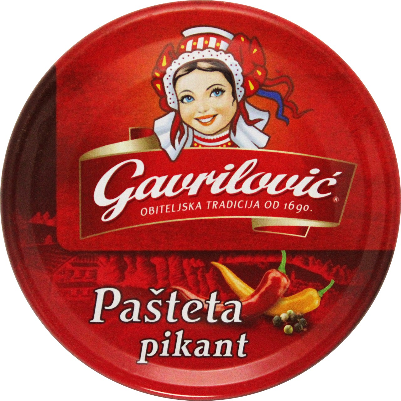 Schweinepastete Pikant - Pašteta pikant - Gavrilovic - Kroatien