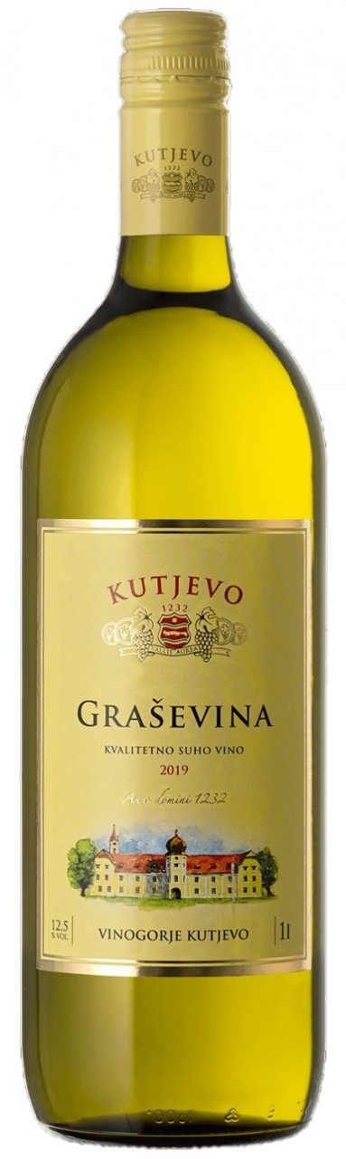 Kutjevo Graševina 1 Ltr. - Weißwein - Slavonien - Kroatien