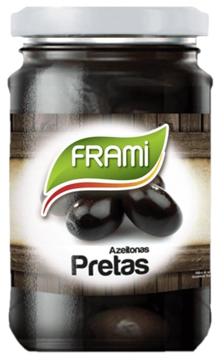 Schwarze Oliven mit Stein - Azeitona Preta com Caroço 360gr. - Frami - Portugal