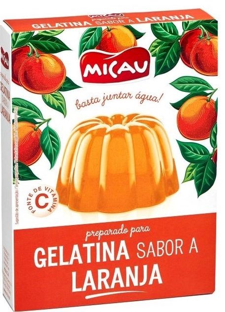 Orange Gelatine Pulver - Gelatina de Laranja - Micau - Portugal