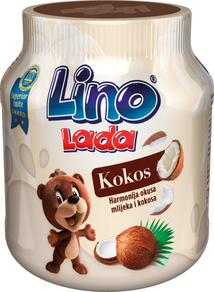Lino Lada Kokos - Haselnusscreme mit Kokos - Podravka - Kroatien