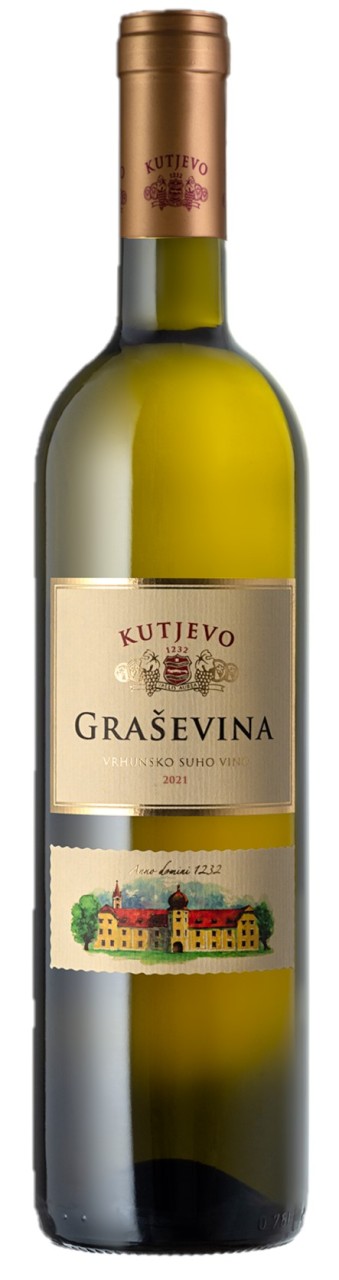 Kutjevo Graševina 0,75 Ltr. - Weißwein - Slavonien - Kroatien