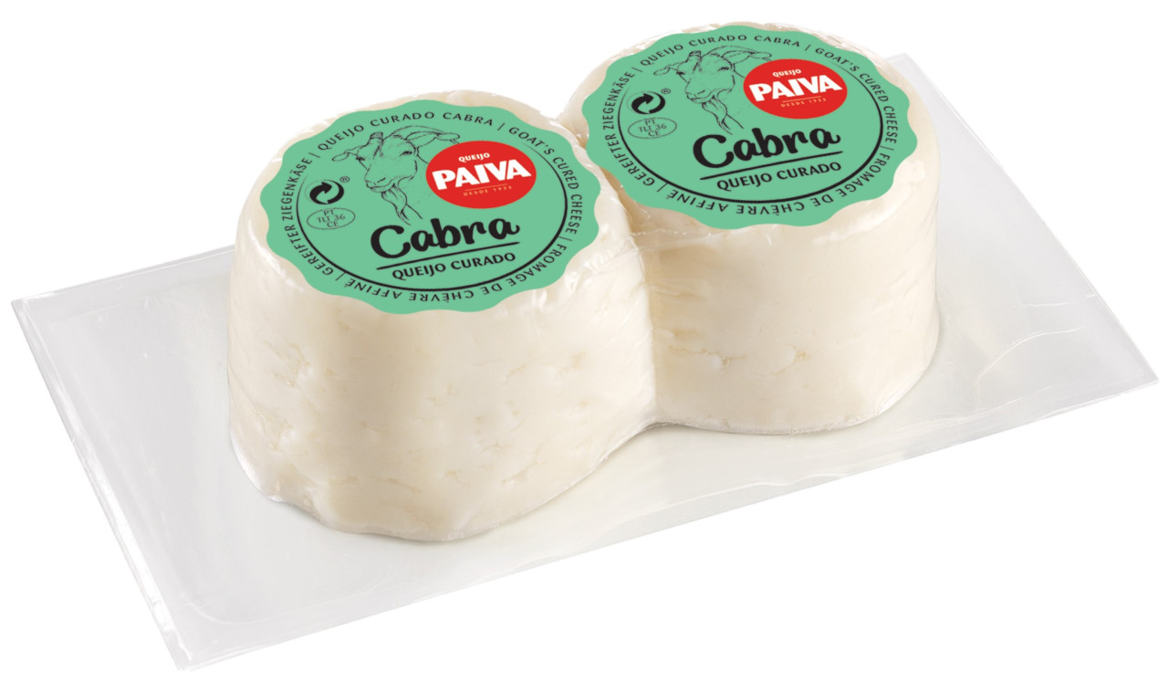 Mini-Ziegenkäse 2x80gr. - Queijo de Cabra curado - Paiva - Portugal