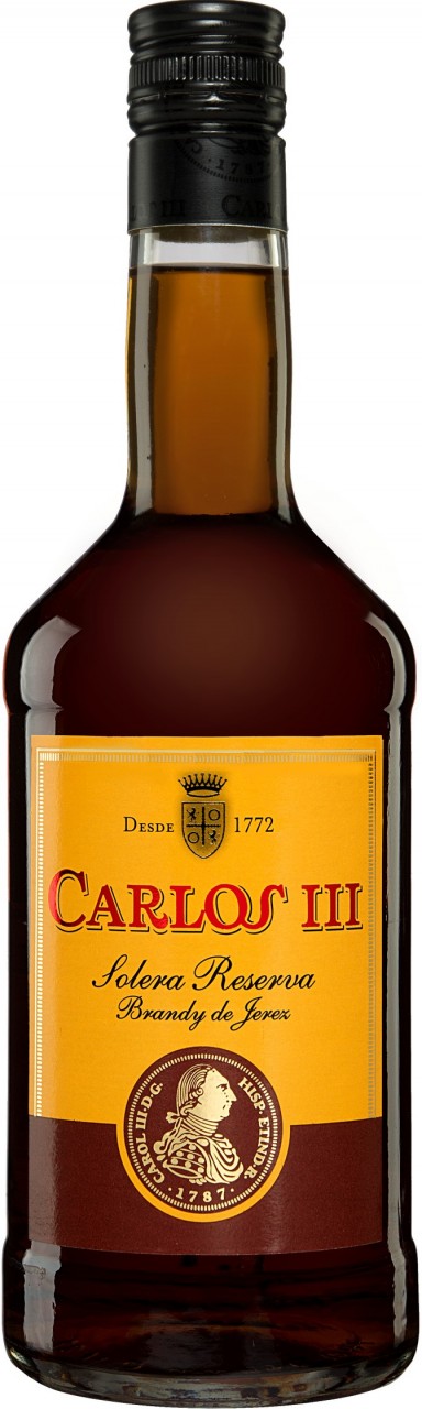 Brandy Carlos III Solera Reserva - Spanien