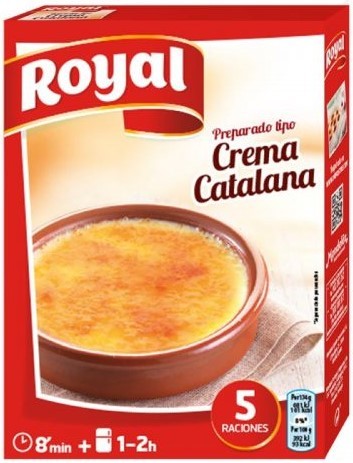 Katalanische Creme Dessert Zubereitungspulver - Crema Catalana - Royal - Spanien