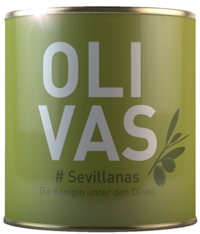 Manzanilla Oliven mit Stein - Olivas Sevillanas 200g - OLIVAS - Spanien