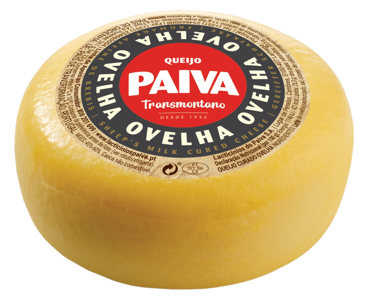 Schafskäse 500gr. - Queijo de Ovelha - Paiva - Portugal