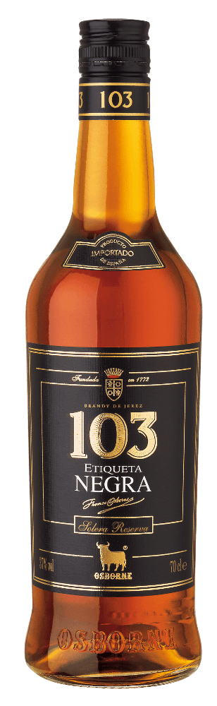 Brandy 103 Etiqueta Negra Solera Reserva - Osborne - Spanien