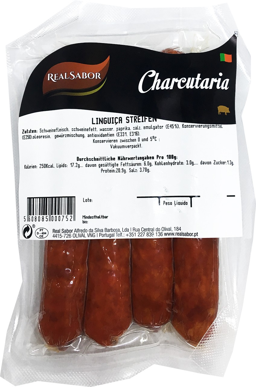 Chouriça Linguiça - Paprikawurst - Real Sabor - Portugal