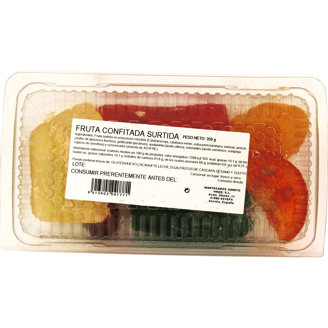Kandierte Früchte - Fruta Confitada 250gr.