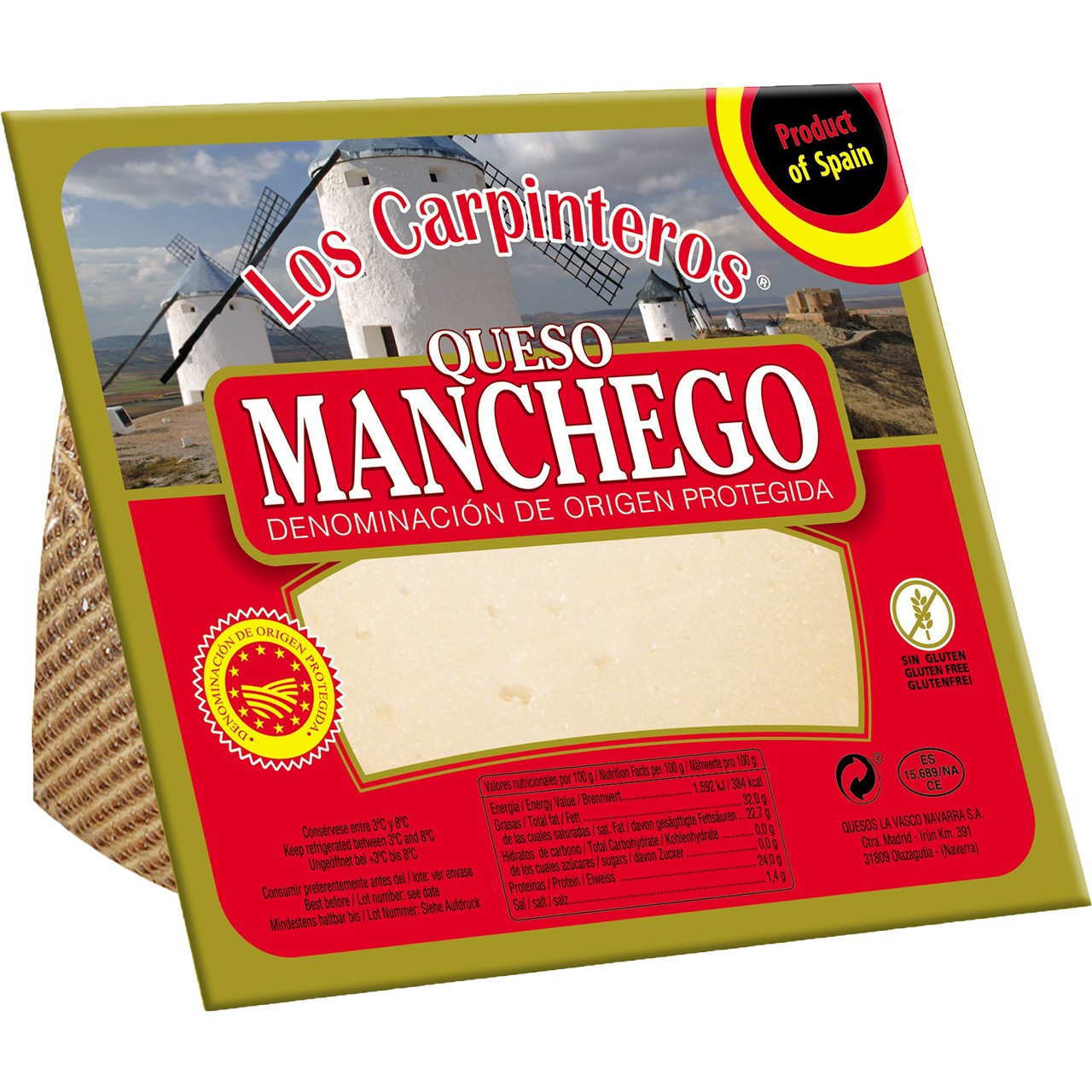 Schafskäse Original Manchego D.O 250 gr. - Queso Manchego - Spanien