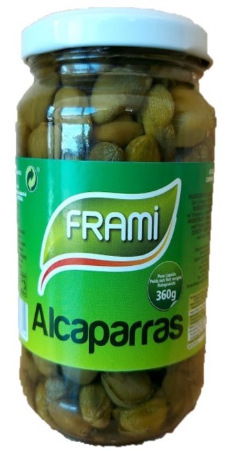 Kapern in Weinessig - Alcaparras 360gr. - Frami - Portugal
