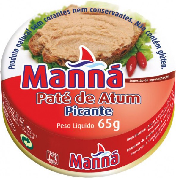 Thunfischpaste Pikant - Paté de Atum Picante - Manna - Portugal