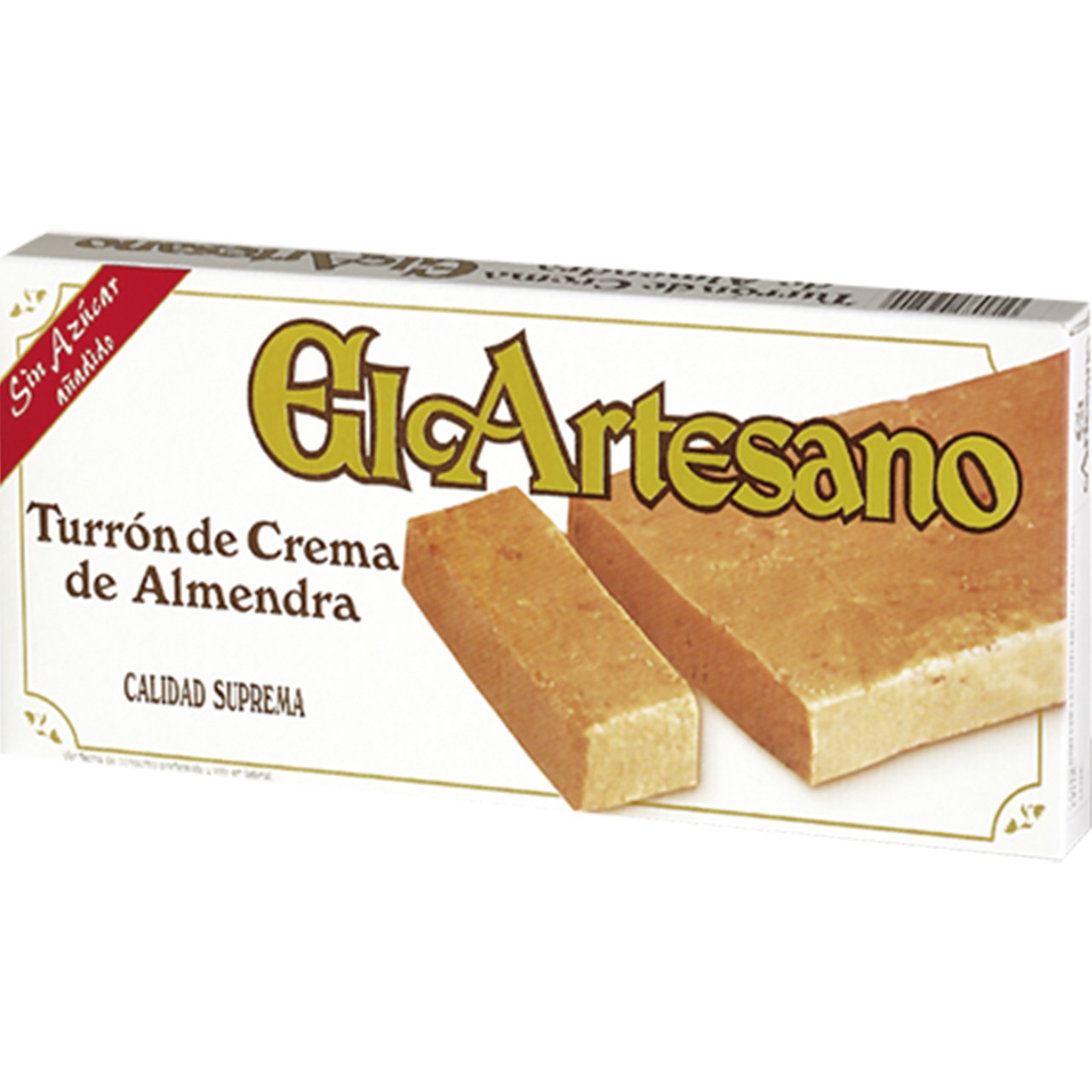 Nougattafel (weich) Zuckerfrei - Turrón Blando sin Azucar