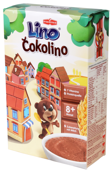 Weizenflakes Čokolino (Babybrei) - Podravka - Kroatien