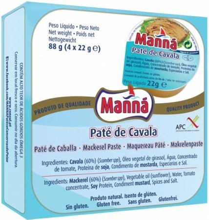 Makrelenpaste 4x22gr. - Pate de Cavala