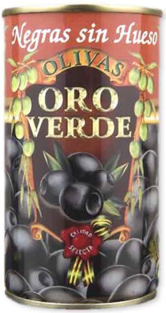 Schwarze Oliven ohne Stein - Aceitunas Negras sin Hueso - Oro Verde - Spanien