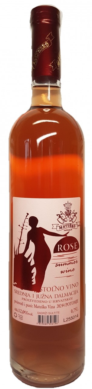 Matusko Rose Summer Wine - Rosewein - Pelješac - Kroatien