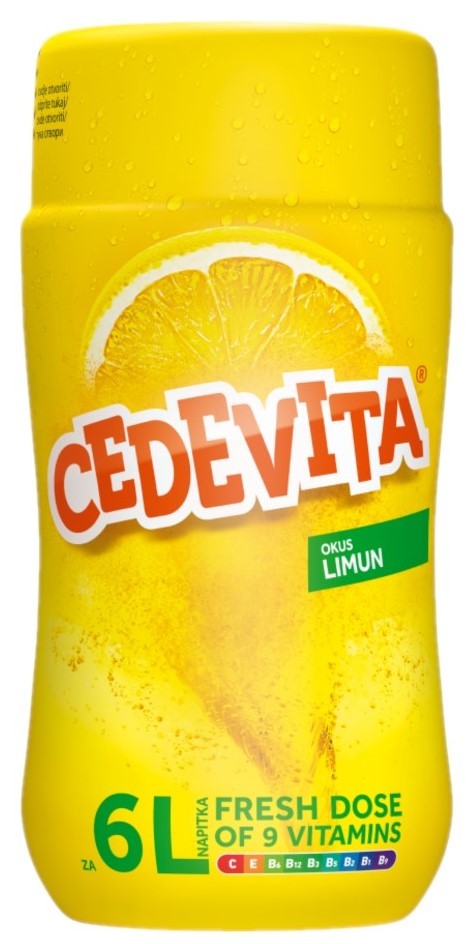 Brausepulver Zitrone Cedevita - okus LIMUN - Kroatien