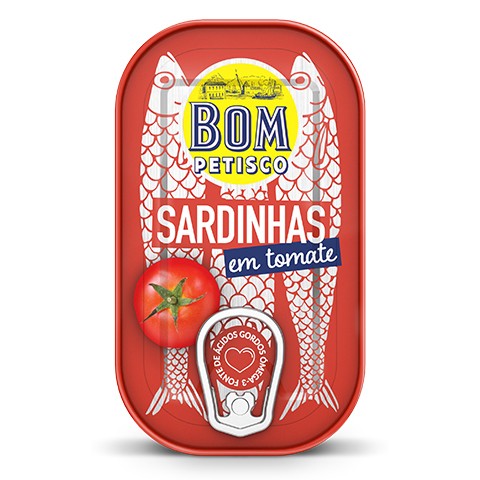 Sardinen in Tomatensauce - Sardinhas em tomate Bom Petisco 120gr. - Portugal