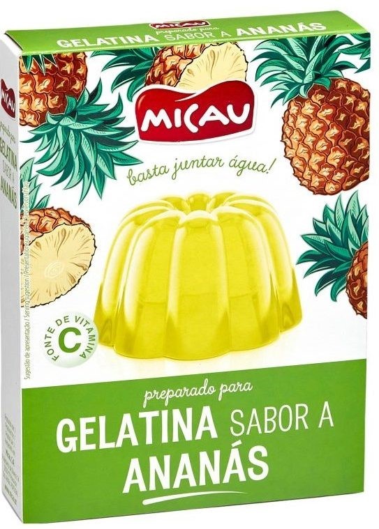 Ananas Gelatine Pulver - Gelatina de Ananas - Micau - Portugal