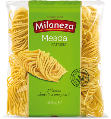 Massa Meada - Hartweizennudeln 500gr. - Milaneza - Portugal