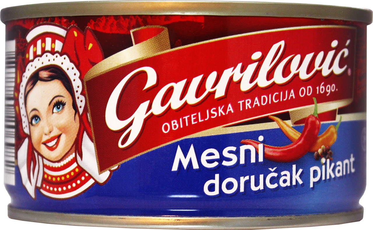 Frühstücksfleisch Pikant - Mesni doručak pikant - Gavrilovic - Kroatien