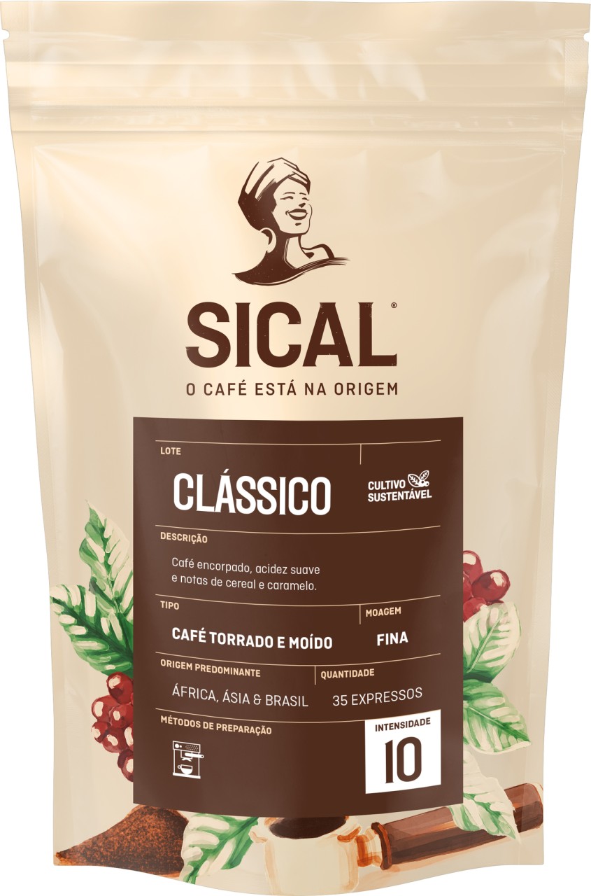 Röstkaffee gemahlen 250g - Café Sical Classico Moido 250gr. - Portugal